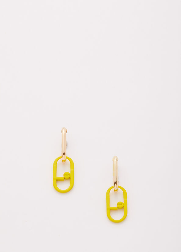 Orecchini pendenti con monogram