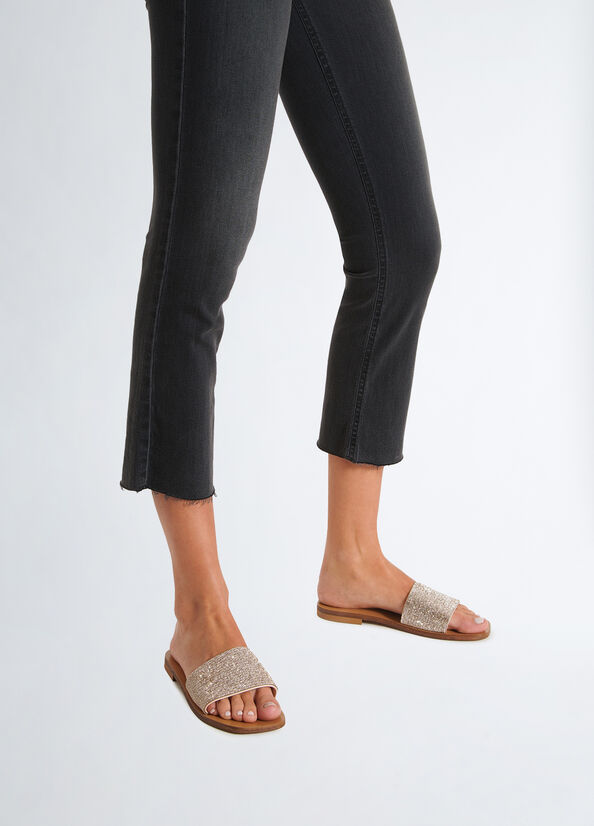 Ciabatte flat con strass
