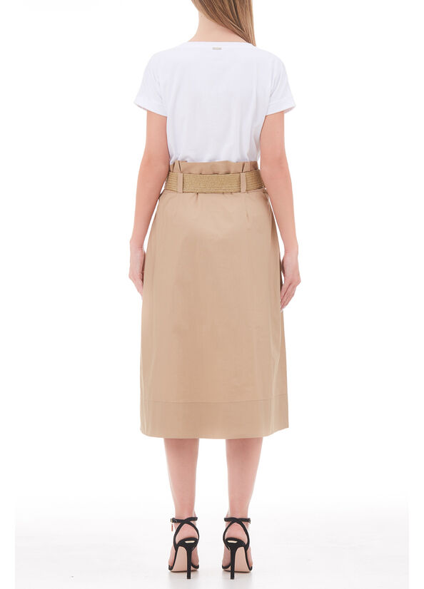 Vestito midi con cintura
