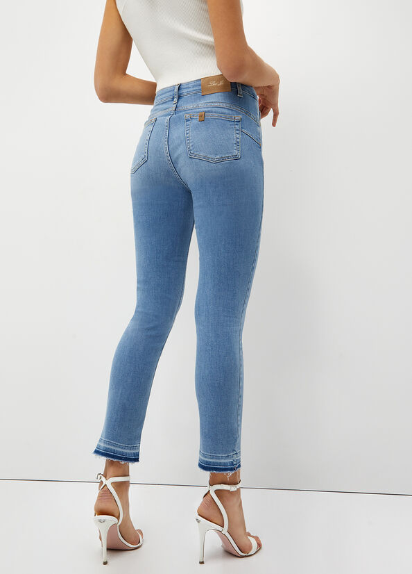 Jeans skinny vita alta bottom up
