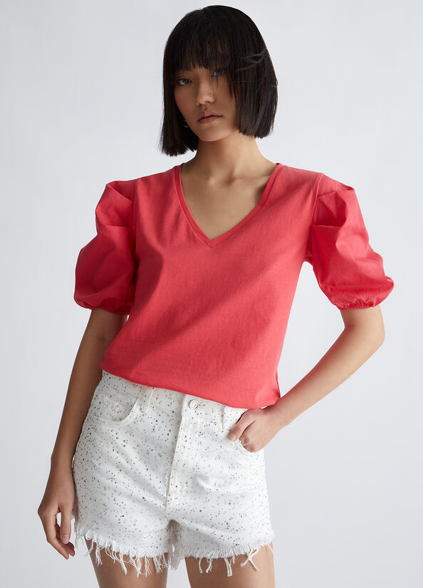 T-shirt in jersey di cotone
