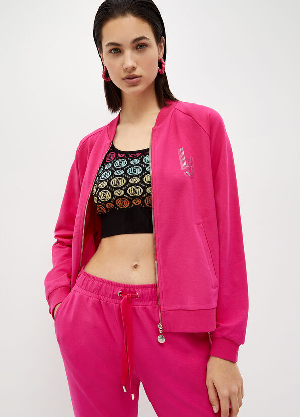 Felpa ecosostenibile con zip