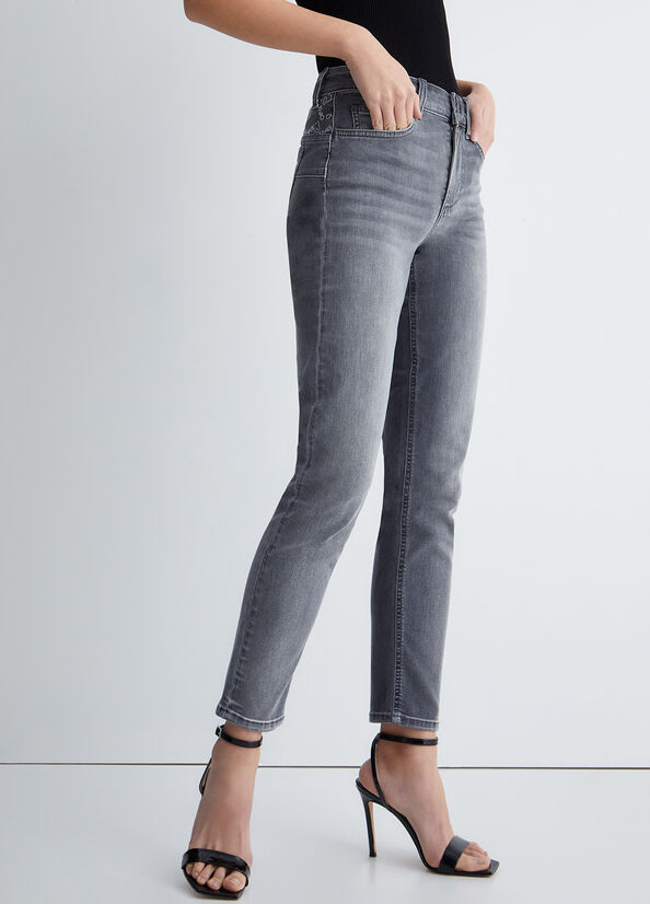 Jeans skinny bottom up