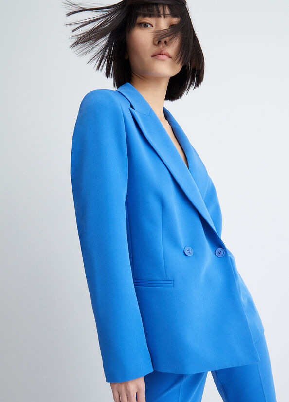 Blazer stretch doppiopetto