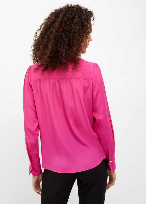 Camicia in crêpe de chine