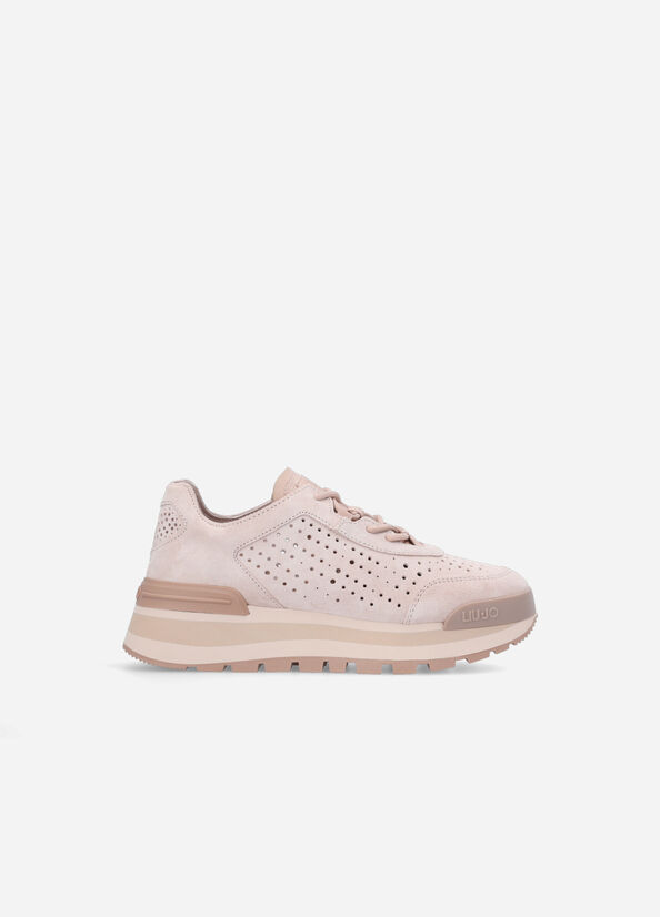Sneakers platform traforata