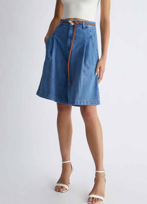 Bermuda in denim