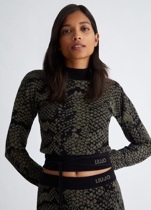 Maglia jacquard ecosostenibile