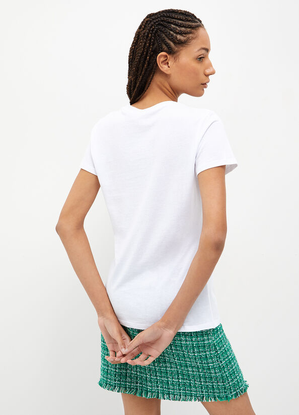 T-shirt con stampa Shiny Shoes