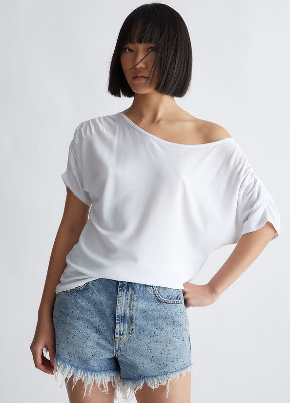 Maglia bianca ecosostenibile