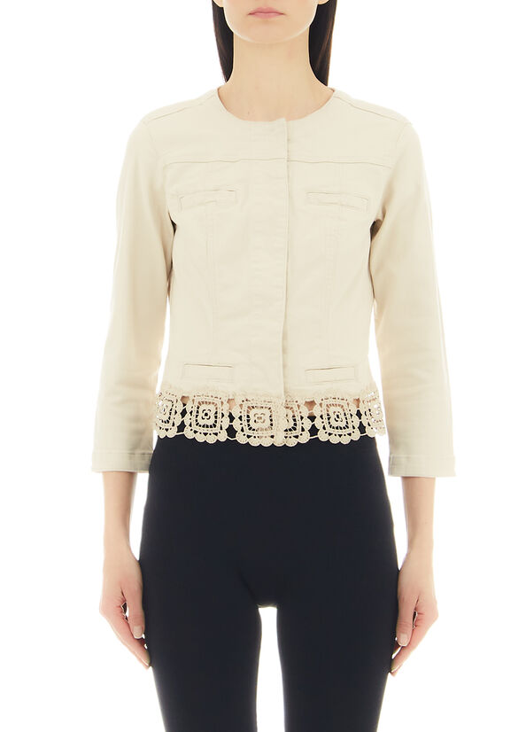 Giacca in gabardine