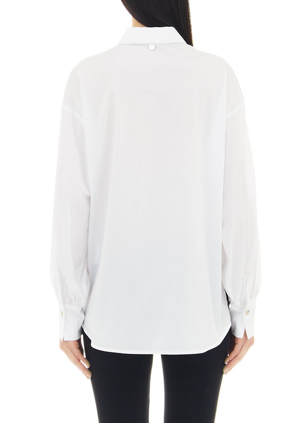 Camicia con maniche a sbuffo