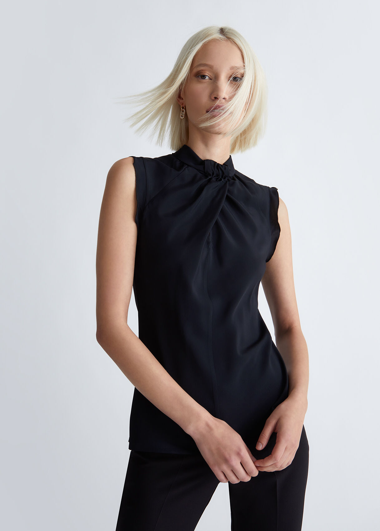 Crepe de chine top