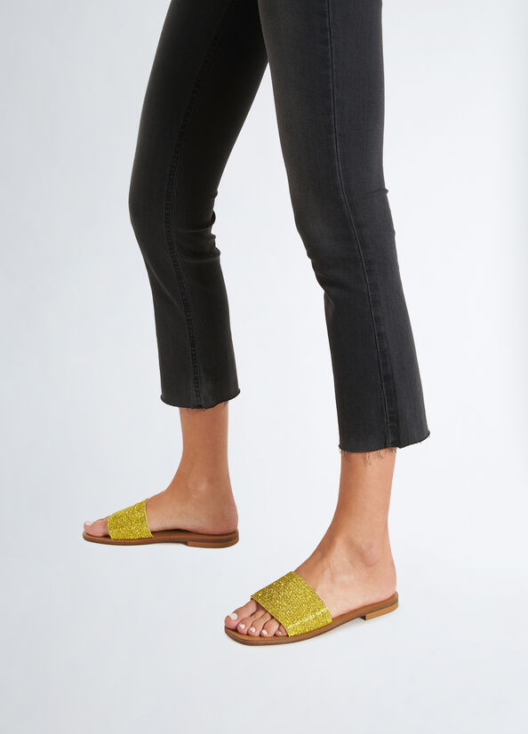 Ciabatte flat con strass