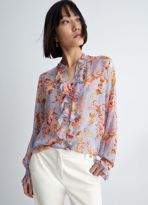 Camicia floreale ecosostenibile