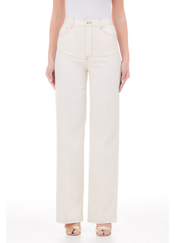 Pantalone flare cinquetasche