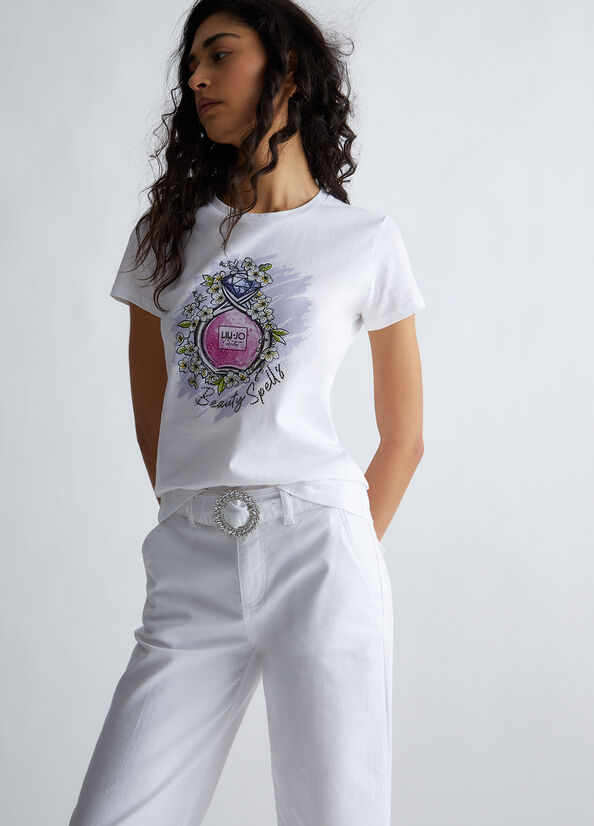 T-shirt ecosostenibile con stampa