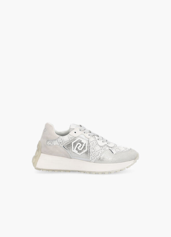 Sneakers con micro strass