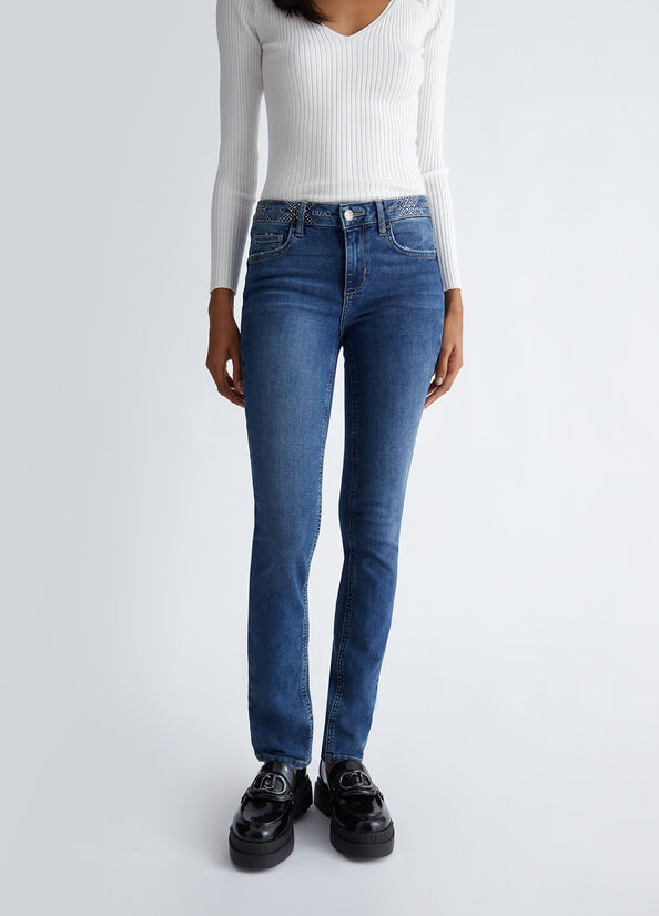 Jeans slim in denim stretch