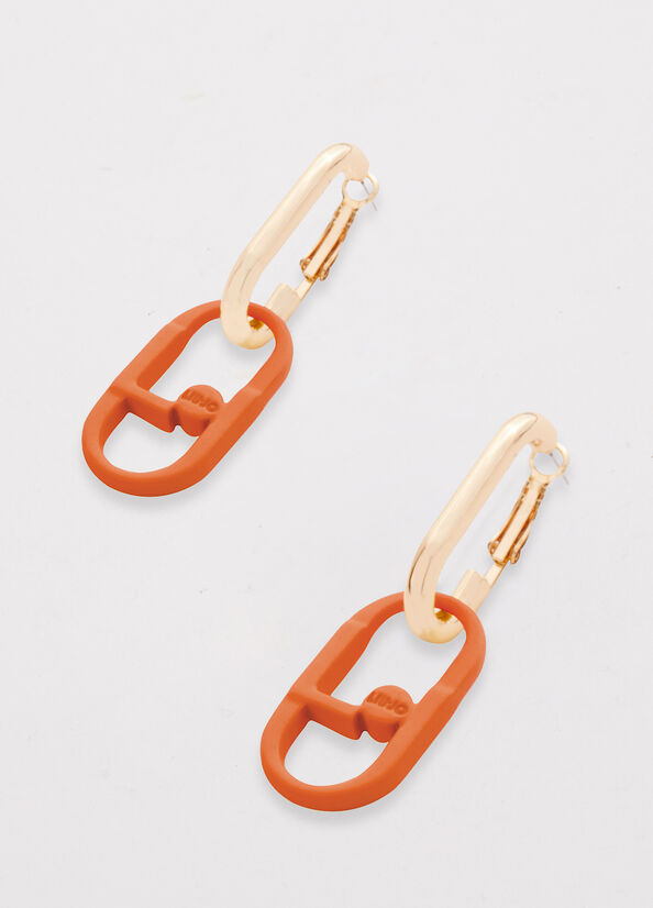 Orecchini pendenti con monogram
