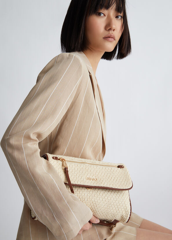 Borsa a mano in rafia