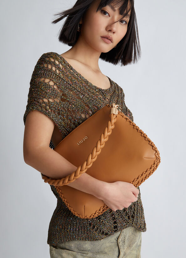 Borsa a mano con logo