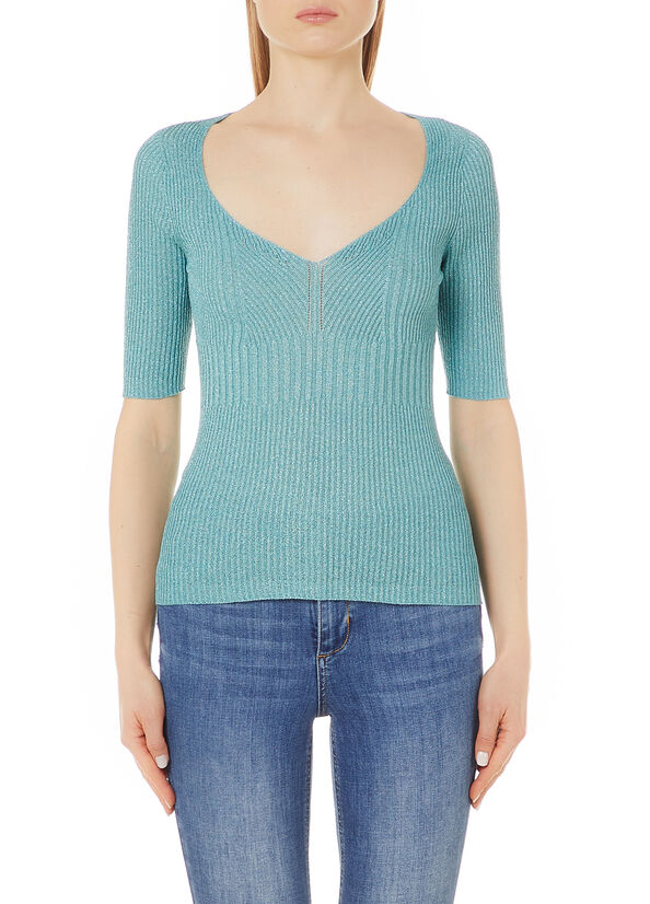 Top lurex® in maglia
