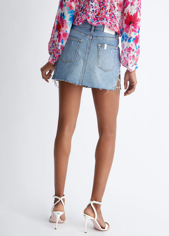 Minigonna ecosostenibile in denim