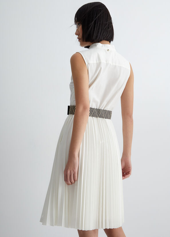 Vestito con gonna plissé