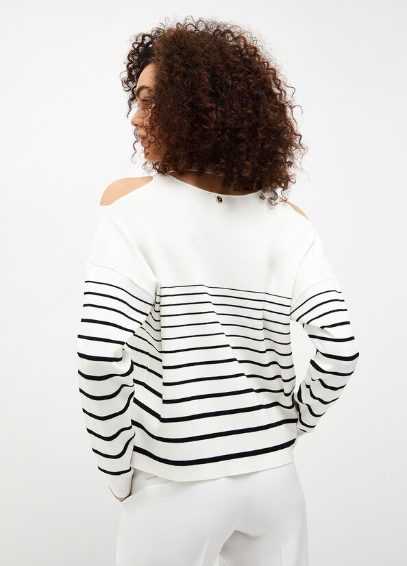 Maglia ecosostenibile a righe