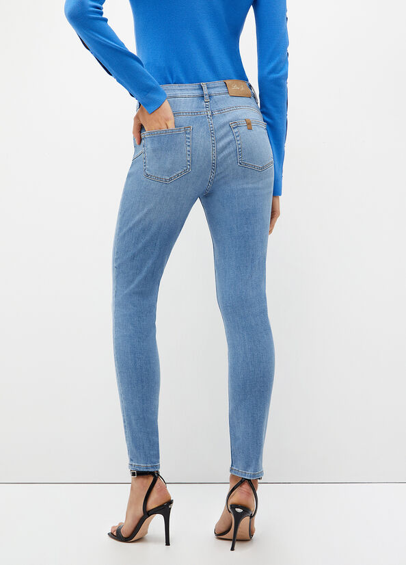 Jeans skinny bottom up