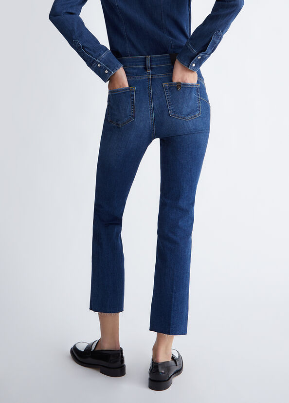 Jeans bootcut cropped