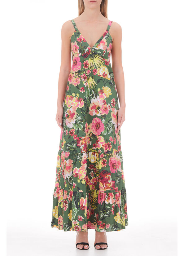 Vestito lungo a fiori