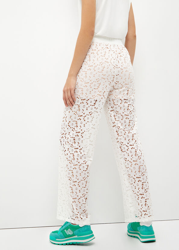 Pantaloni pizzo San Gallo