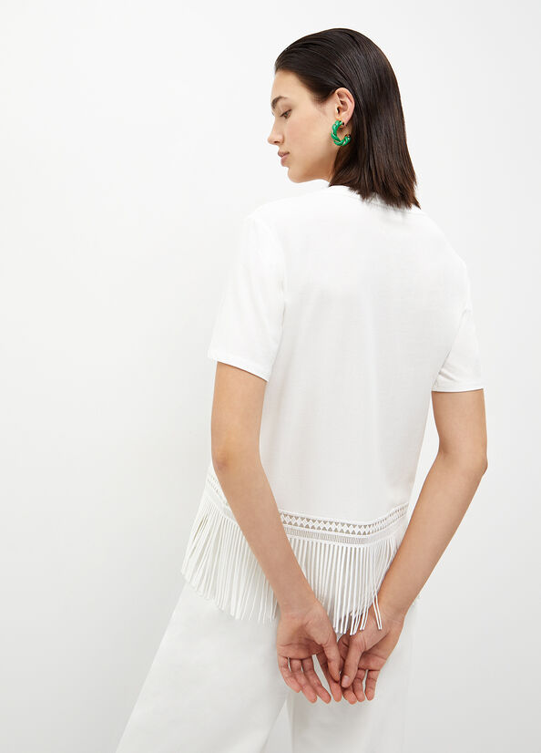 T-shirt con frange