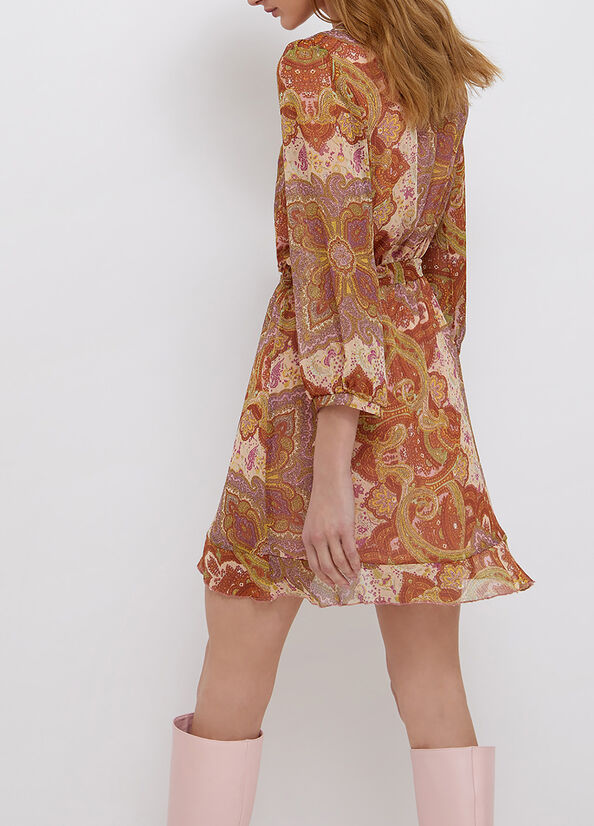 Vestito corto con stampa