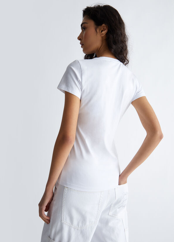 T-shirt con stampa Bag Girl