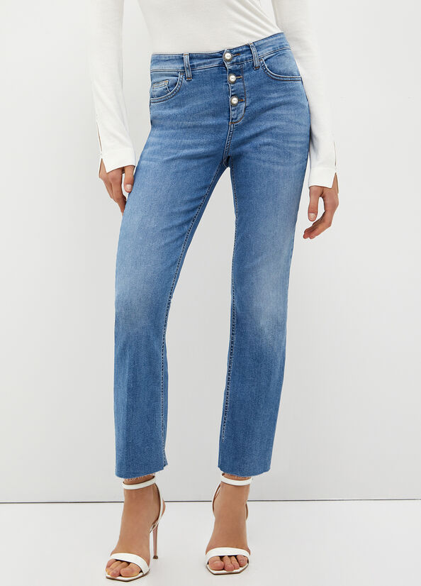 Jeans cropped ecosostenibile