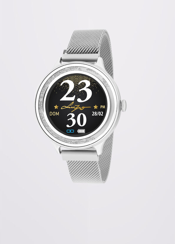 Smartwatch con cinturino in acciaio