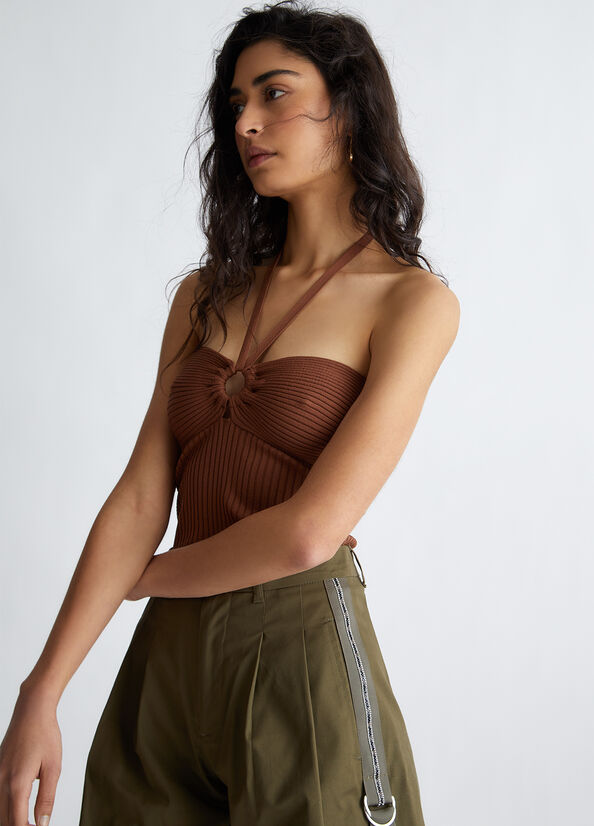 Top donna in maglia