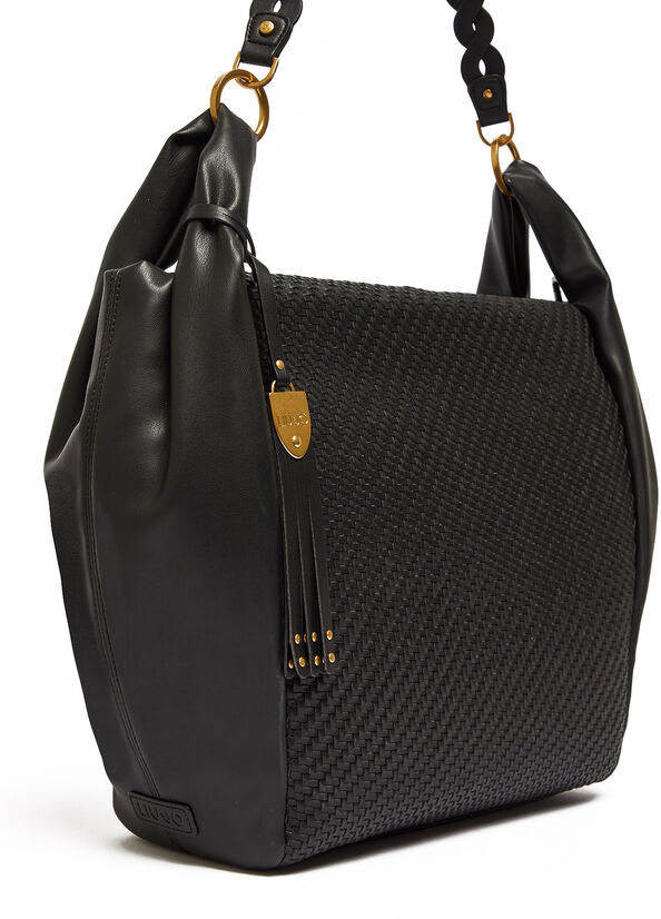 Shopping bag intrecciata
