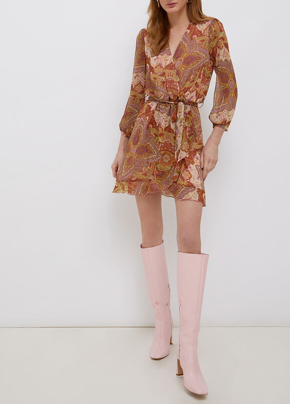 Vestito corto con stampa