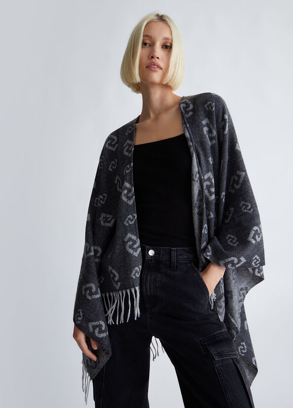 Poncho con logo