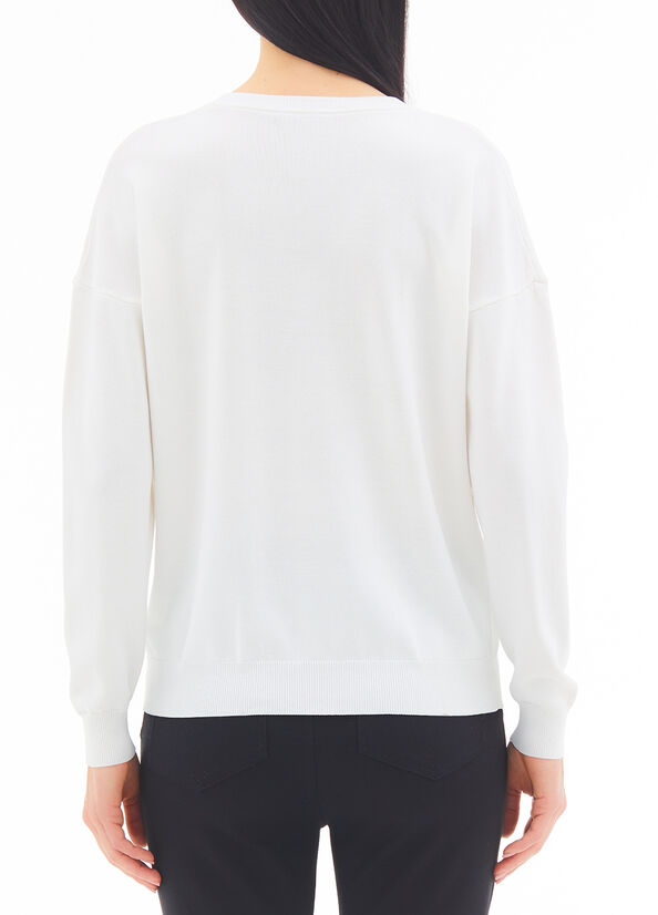 Maglia con micro borchie
