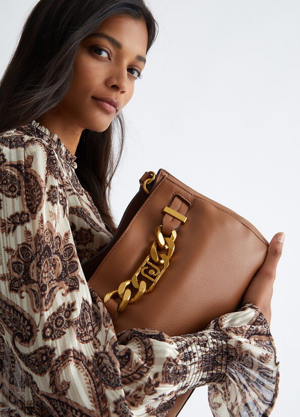Borsa a spalla con catena