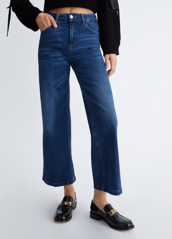Jeans cropped ecosostenibili