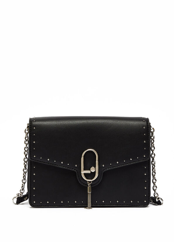 Borsa a tracolla con borchie