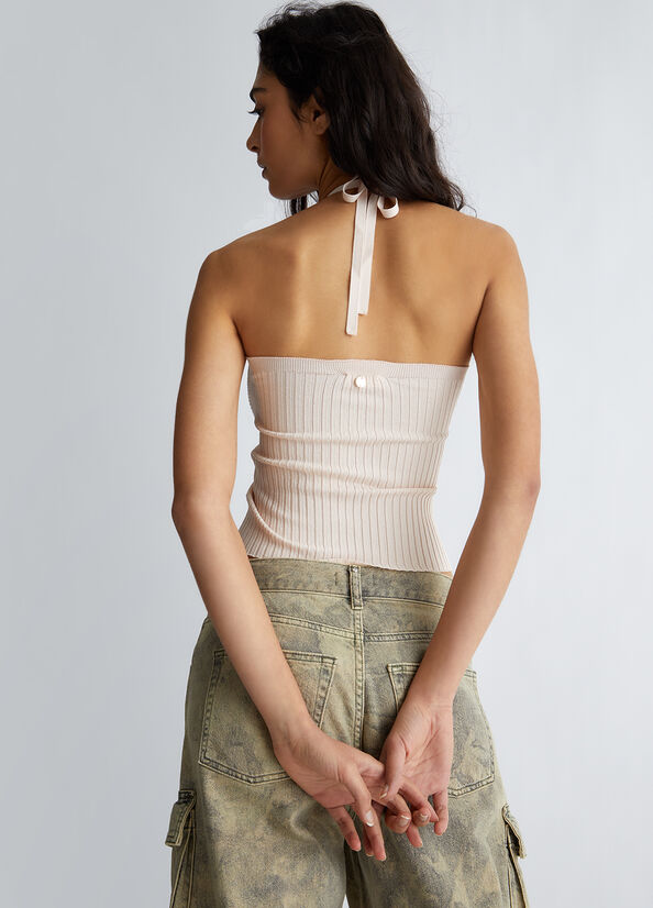 Top donna in maglia
