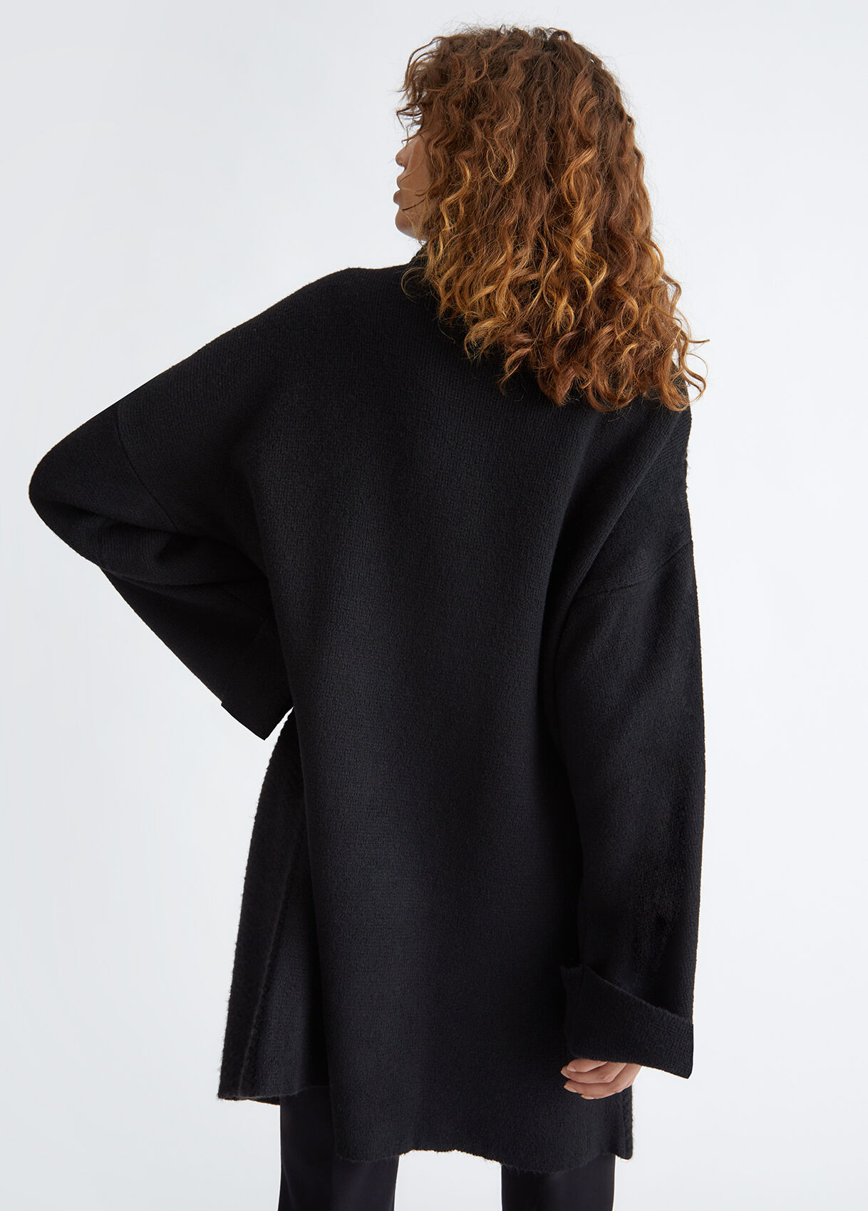 Cotton and wool coat