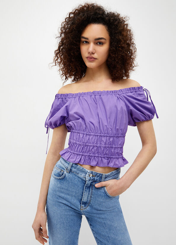 Blusa in popeline